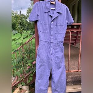 Big Bud Press S/S Jumpsuit Light Purple Sz Med EUC